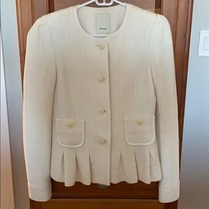 elevenses peplum lady coat